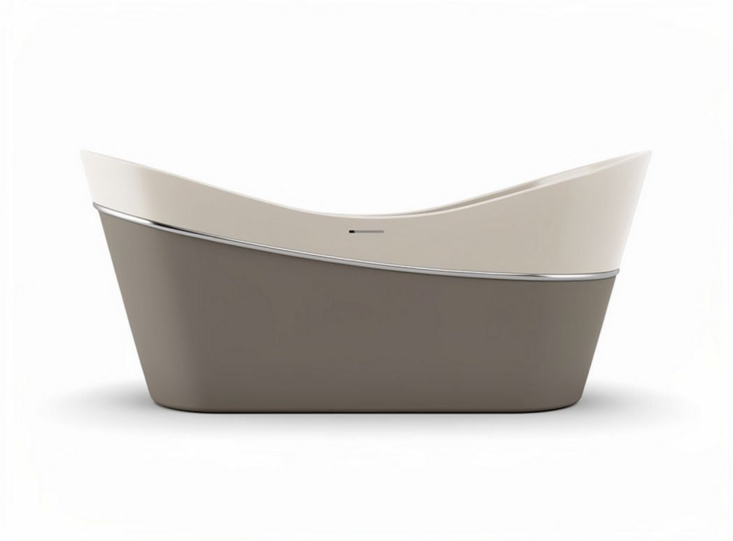 Modern infant bathtub with ergonomic design and non-slip material 80 x 45 x 30cm